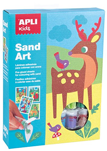Kit de Areia e Areia Apli Agipa 4 Cartas APLI - Kits de artesanato de brinquedos - areia, apli, agipa, cartas