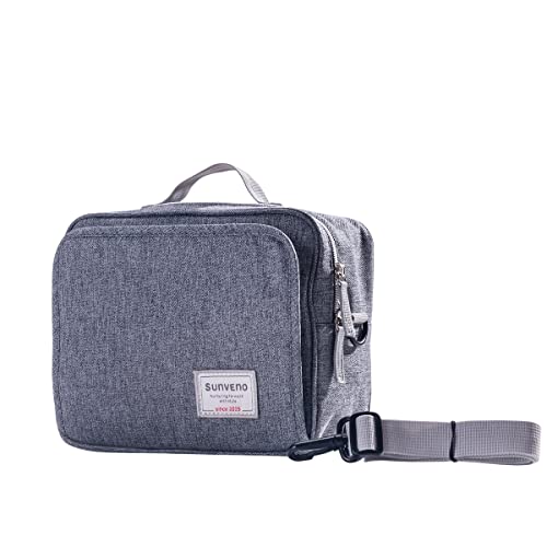 Bolsa Portátil para Mudar Fraldas SUNVENO Cinzento (8.27 x 6.7 x 2.76) SUNVENO - Sacolas de fraldas - poliéster, cinzento, portátil, confortável