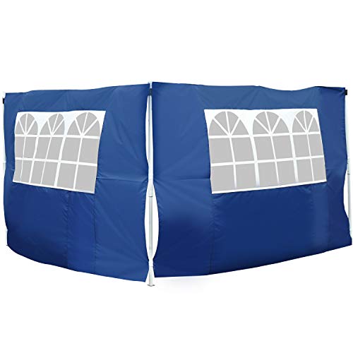 Paredes Laterais para Chapéu de Sol Outsunny | 200 x 150 cm - Azul Outsunny - Acessórios para toldos e gazebos - 200 x 150 cm, azul, tecido oxford, resistente à intempérie