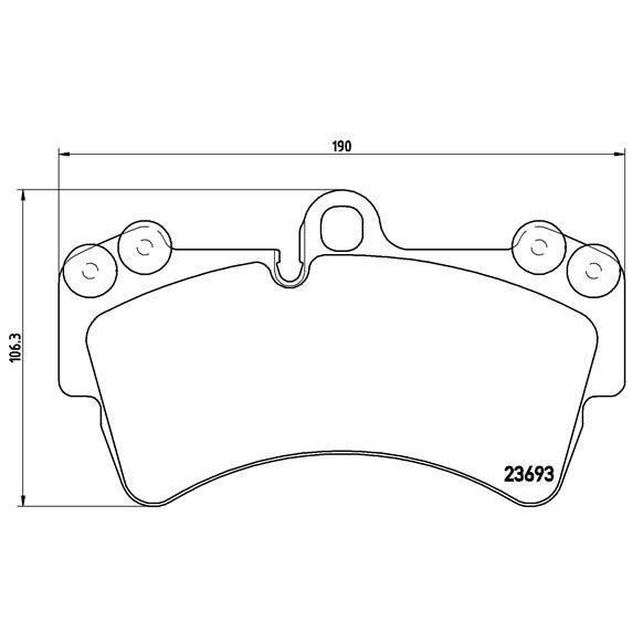 Kit para Calipers BREMBO P85065 (4 peças) BREMBO - Peças de automóveis - calipers, brembo, alumínio, 4 peças