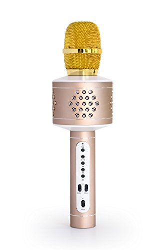 Microfone Karaoke TECHNAXX Pro BT-X35 (Autonomia 10 h - Preto) Technaxx - Microfones - bluetooth, autonomia 10 h, design moderno, THD 1%, entrada auxiliar