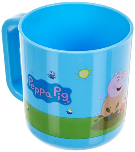 Caneca de Bebida PEPPA PIG 305074 (Azul - 8.7 x 10.5 cm) CIJEP - Canecas - azul, cerâmica, 8.7 x 10.5 cm, não micro-ondas
