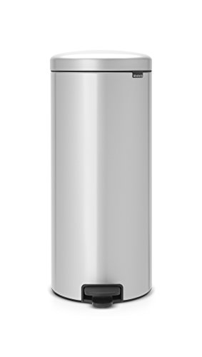 Caixote Do Lixo Brabantia Newicon 30L Cinzento Brabantia - Lixeiras e cestos de lixo - 30L, cinzento, plástico, pedal