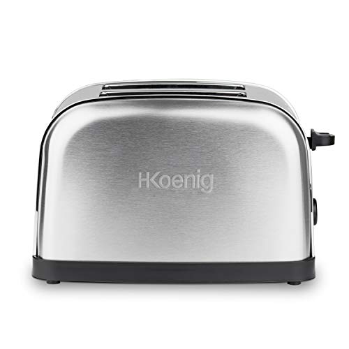 Torradeira H.Koenig TOS7 (850W - 2 fatias) H.Koenig - Eletrodomésticos de cozinha - 850W, 2 fatias, descongelamento, inox