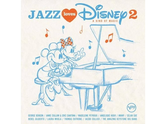 CD Jazz Loves Disney 2 - A Kind Of Magic (1 CDs) VERVE - Música e gravações de som - jazz, disney, cd