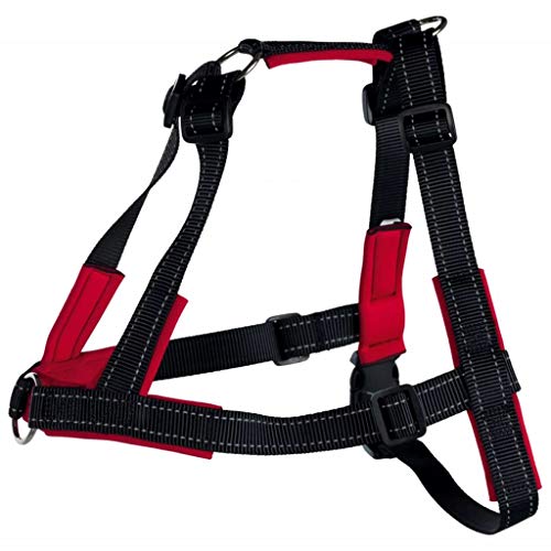 Trixie 10060001 coleira para cães Preto, Castanho, Vermelho 50 cm TRIXIE - Coleiras e arnês para animais de estimação - poliéster, preto, castanho, vermelho, 50 cm