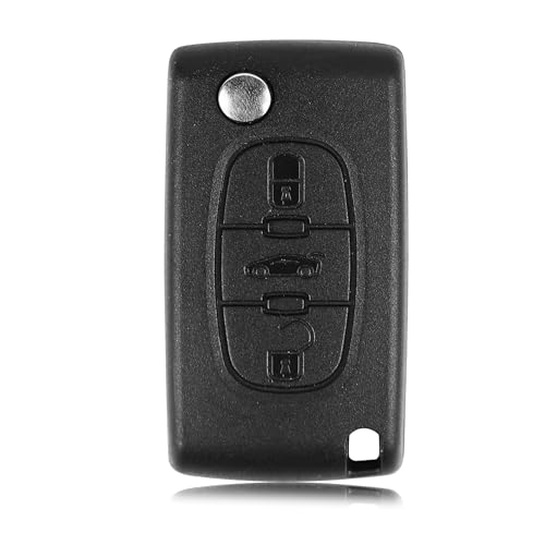 Capa para Chaves Remota Betterher Peugeot 207 Citroën C2 C3 Betterher - Alarmes e fechaduras de veículos - borracha macia, flexível, removível, peugeot 207