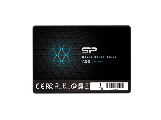 Disco SSD Interno SILICON POWER Ace A55 (1 TB - SATA - 550 MB/s) Silicon Power - Discos rígidos - 1 tb, sata, 550 MB/s