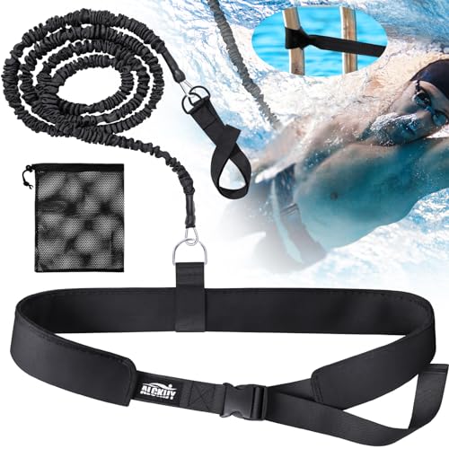Trela de Natação ALCKIJY Estilo Atualizado Alckijy - Cintos de natação - piscina, treino, resistência, estático