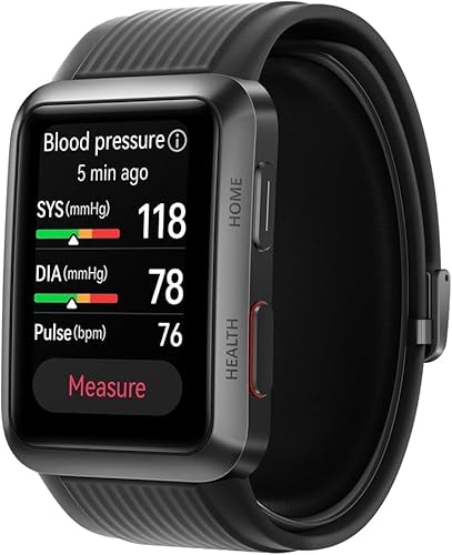 Smartwatch HUAWEI Watch D (Bluetooth - Silicona - Preto) HUAWEI - Monitores de atividade - bluetooth, silicona, preto