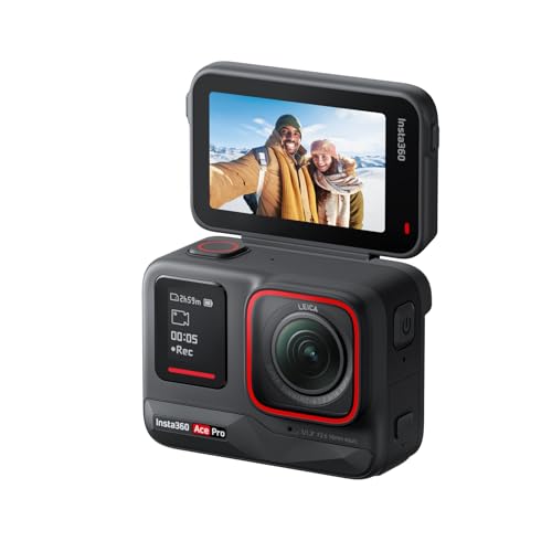 Action Cam INSTA360 Ace Pro (4K - 12 MP - Até 140 min de autonomia) Insta360 - Câmeras - 4k, 12 mp, 140 min autonomia, foco automático
