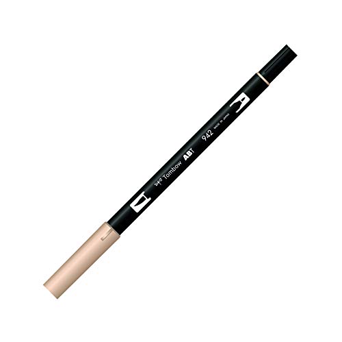 Marcador TOMBOW Fudenosuke Brush Pen Castanho Claro Tombow - Marcadores e marcadores de texto - ponta dupla, precisão, traços gruesos