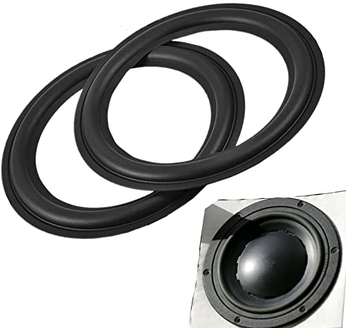 Demeras 2 Peças de 8 Polegadas Altifalante de Goma Envolvente de Espuma Borda Anéis Demeras - Baterias - alta qualidade, flexível, anti-estática, durável