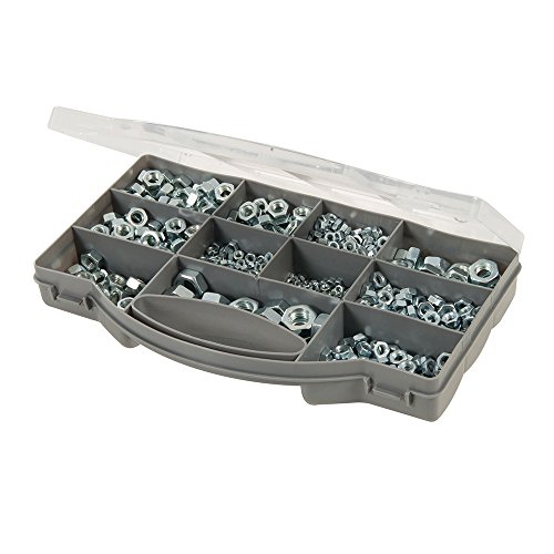 Conjunto de Parafusos FIXMAN Hexagonal (1000 peças) FIXMAN - Porcas e parafusos - 1000 peças, hexagonal, aço galvanizado, M3 a M12