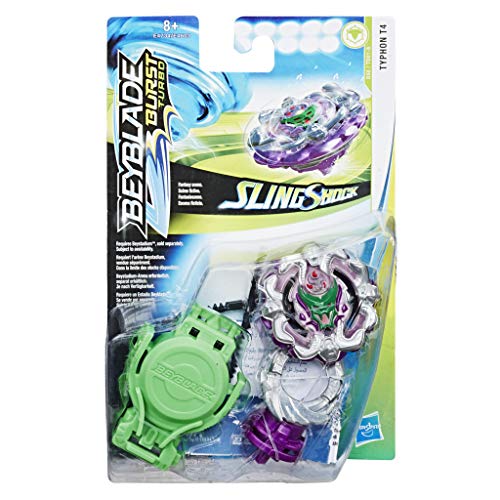 Beyblade Burst Starter Pack Slingshock Typhon T4 (Idade Mínima Recomendada: 8 anos) Hasbro - Beyblades - beyblade, slingshock, typhon t4, Starter Pack
