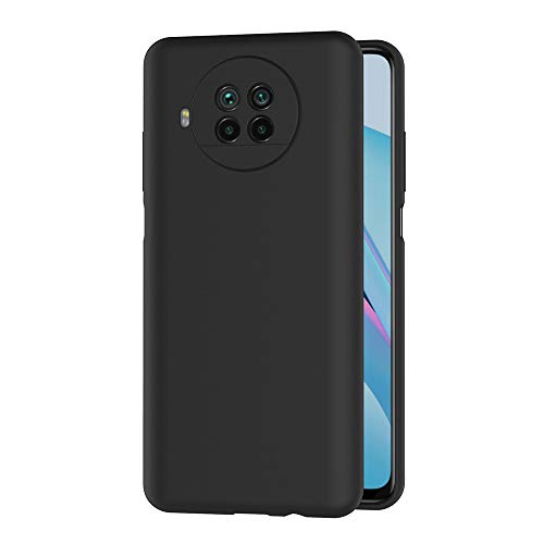 Capa Xiaomi Mi 10T Lite 5G AICEK Silicone Preto AICEK - Capas para telemóveis - silicone, monótono, resistente a riscos, xiaomi