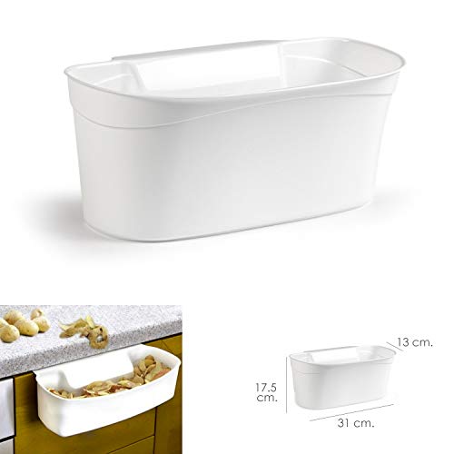 Caixote do Lixo Oryx 5071165 | Branco ORYX - Lixeiras e cestos de lixo - branco, resistente, suspensão, moderno