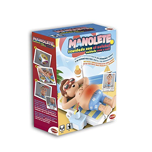 Jogo de tabuleiro BIZAK Manolete (Idade minima recomendada: 4 anos) Bizak - Roupa - tabuleiro, 4 anos, limonada, protetor solar