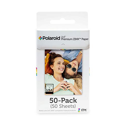 Recargas para Máquina Fotográfica Instantânea POLAROID Premium Zink Paper (2x3'' - 50 Folhas) Polaroid - Peças e acessórios para câmeras - zink paper, 50 folhas, 2x3 polegadas