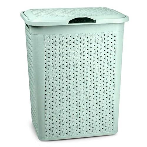 Cesto de Roupa Suja AC (Plástico e Poliéster - 38 L) Chino Antonio - Cestos de roupa - 38 l, plástico, poliéster, alça