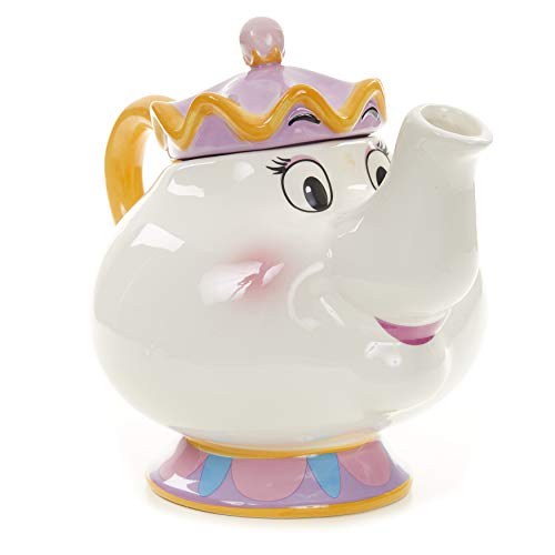 Chá DISNEY Mrs. Potts Beauty and The Beast (A Bela e o Monstro) PALADONE - Cafeteiras e bules de chá - beleza, porcelana, design elegante, disney