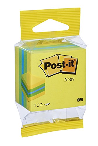 Bloco de Notas Adesivas Post-it 7066-2SS-Multi Post-It - Notas autoadesivas - adesivos, 400 notas, 5x5 cm