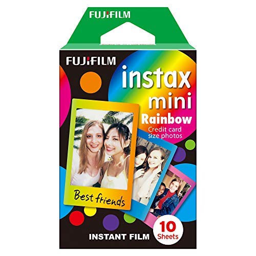 Recargas de filmas FUJIFILM Instax Mini Rainbow 10x Folhas Fujifilm - Filme de câmera - recarga, fujifilm, instax mini, rainbow, 10 folhas