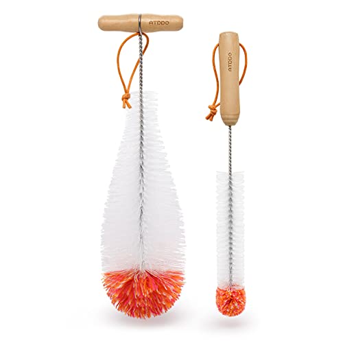 Conjunto de 2 Escovas Limpa Garrafas ATDDO ATDDO - Acessórios para máquina de refrigerante - conjunto, escovas, limpa, garrafas