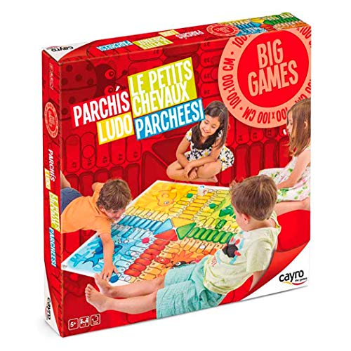 Jogo de Tabuleiro CAYRO Les Petits Chevaux Géant Cayro - Jogos - jogo tabuleiro, parchís gigante, crianças 5+