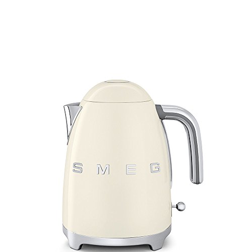Smeg Klf03Creu Chaleira Elétrica 1.7 L 2400 W Preto Aço Inoxidável Smeg - Eletrodomésticos de cozinha - chaleira elétrica, 1.7 L, 2400 w, preto aço inoxidável