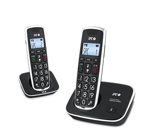Telefone Fixo SPC Comfort Kaiser Duo (Preto) SPC - Telefonia - telefone fixo, spc comfort kaiser duo, preto