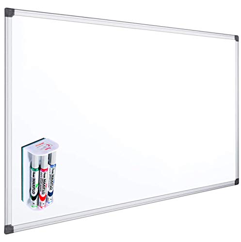 Quadro Branco de Magnético OFITURIA com Moldura (60 x 45 cm) OFITURIA - Quadros brancos de apagar a seco - moldura, pizarra branca, marcadores, limpeza fácil