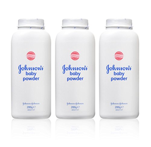 Pó para Bebé JOHNSON'S Baby Powder (3 x 200g) Johnson & Johnson - Banho e corpo - talco, absorve humidade, pele fresca