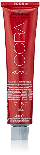 Tinta de Cabelo SCHWARZKOPF Igora Royal 7-57 (60ml) Schwarzkopf Professional - Coloração de cabelo - 60 ml, cabelo, royal
