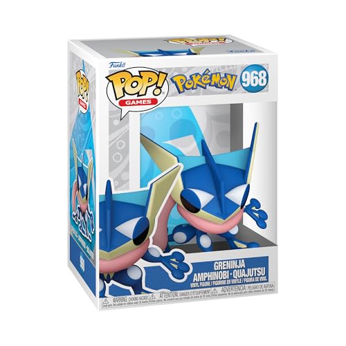 Figura FUNKO Pop! Games: Pokémon - Greninja Funko - Brinquedos - funko pop, pokemon, greninja, pvc, 9cm