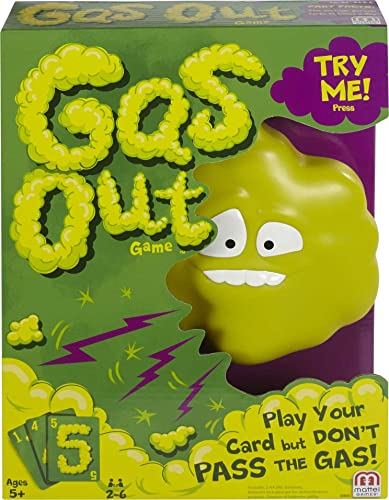 Jogo de tabuleiro MATTEL Gas Out (Idade mínima recomendada: 5 anos) Mattel - Jogos - jogo de tabuleiro, mattel, gas out, idade mínima recomendada
