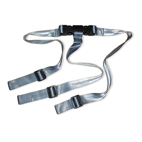 Cinto de Segurança BEBE ZAMA (0-12 kg - Azul) Zama - Acessórios para cadeira alta e assento elevatório - 3 pontos, ajustável, resistente, 0-12 kg