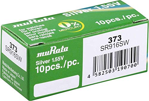 Pilha não recarregável MURATA SR916SW-PBWW Murata - Baterias - 3V, botão, 30 mm, 9.5 mm, 30 mAh