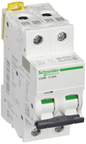 Disjuntor Schneider Electric A9F75220IC60N | Branco (Electricidade e Domótica) Schneider Electric - Painéis de disjuntores - disjuntor, schneider electric, a9f75220ic60n, branco