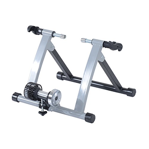 Rolo de Treino HOMCOM Bicicleta Dobrável com Resistência Magnética e Rodas de 26-28 Polegadas HOMCOM - Rolo de treino para bicicleta - bicicleta, resistência magnética, rodas 26-28 polegadas