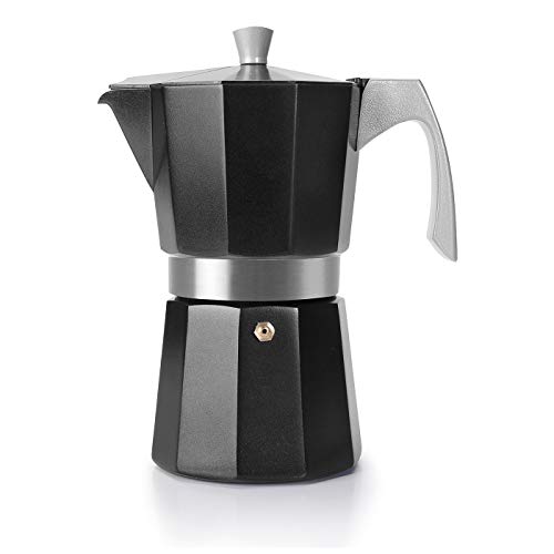 Cafeteira de Filtro BOSCH Cafetera Expresso Ibili (6 Chávenas) IBILI - Cafeteiras elétricas e de fogão - 6 chávenas, alumínio, preto