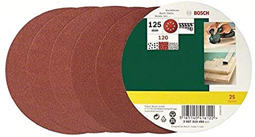 Conjunto de acessórios para lixadeiras Bosch 2 607 019 494 (25 peças) Bosch - Acessórios para ferramentas - 25 peças, 125 cm, preto