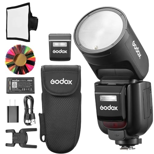 Flash GODOX V1 Pro S (NG: 200 - Controlo: TTL) GODOX - Flashes de câmera - ng 200, ttl, controlo