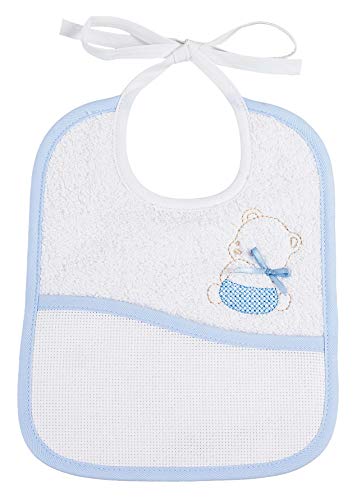 Acessório para costura FILET 000001 (Branco) Ago.fil s.r.l. - Amamentação e alimentação - tecido rizado, algodão 100%, bolso Aida, bebés
