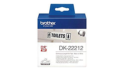 Fita para Etiquetadora BROTHER DK-22112 Brother - Fitas de etiquetas e recargas - preto, 1800 páginas, branco, cinta