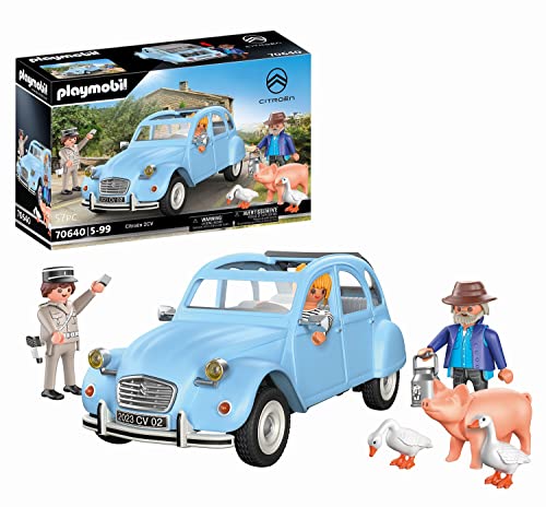 Conjunto de veículo e pista PLAYMOBIL Classic Car (5 anos) PLAYMOBIL - Brinquedos - veículo, pista, playmobil, classic car, citroen 2cv, multicor
