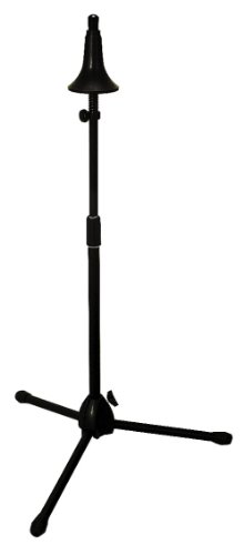 Suporte para Trombones WOODBRASS BSX-TR BSX - Correias e suportes para instrumentos de sopro de metal - patas dobráveis, altura ajustável, cor preta, 1,4 kg