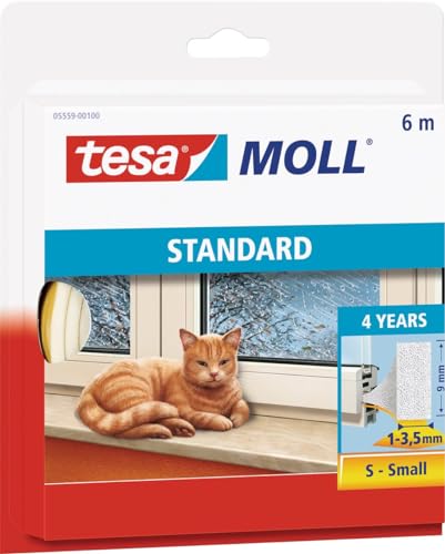 Fitas para Encaixe TESA Foam Tape (6m - Branco) TESA - Fita adesiva de ferragens - 6m, branco, fixação, fácil