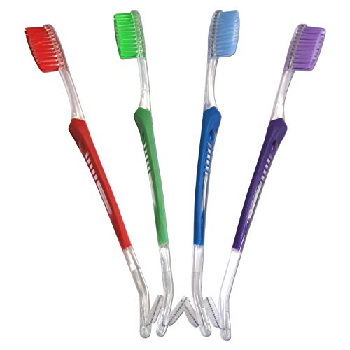 Escova de Dentes ORTODONTIC SET OF 4 BRUSHES Dental Aesthetics - Escovas de dentes - ortodôntico, 4 escovas