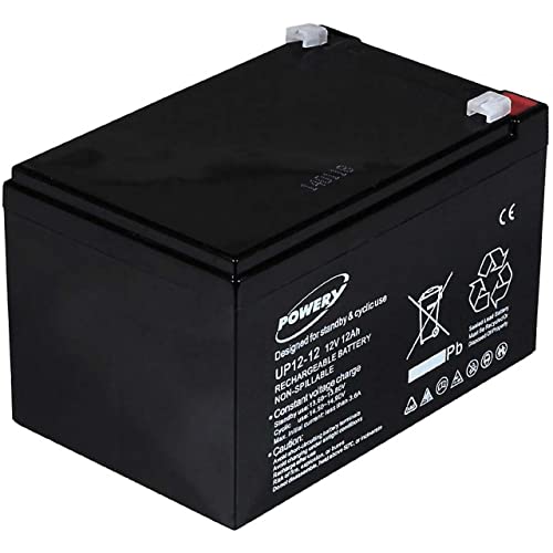 Bateria para Carrinho de Bebé PEG PEREGO SAI 12V 12Ah POWERY - Baterias - 12V, 12Ah, recarregável, sem manutenção